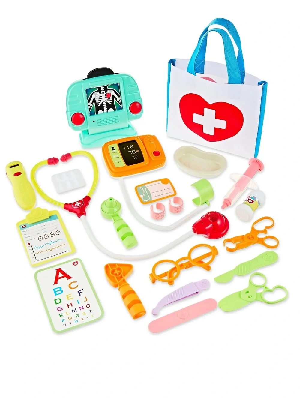 Kid Connection Doctor Play Set 25 Pieces X Ray Stethoscope | Toddler Toy *NEW*